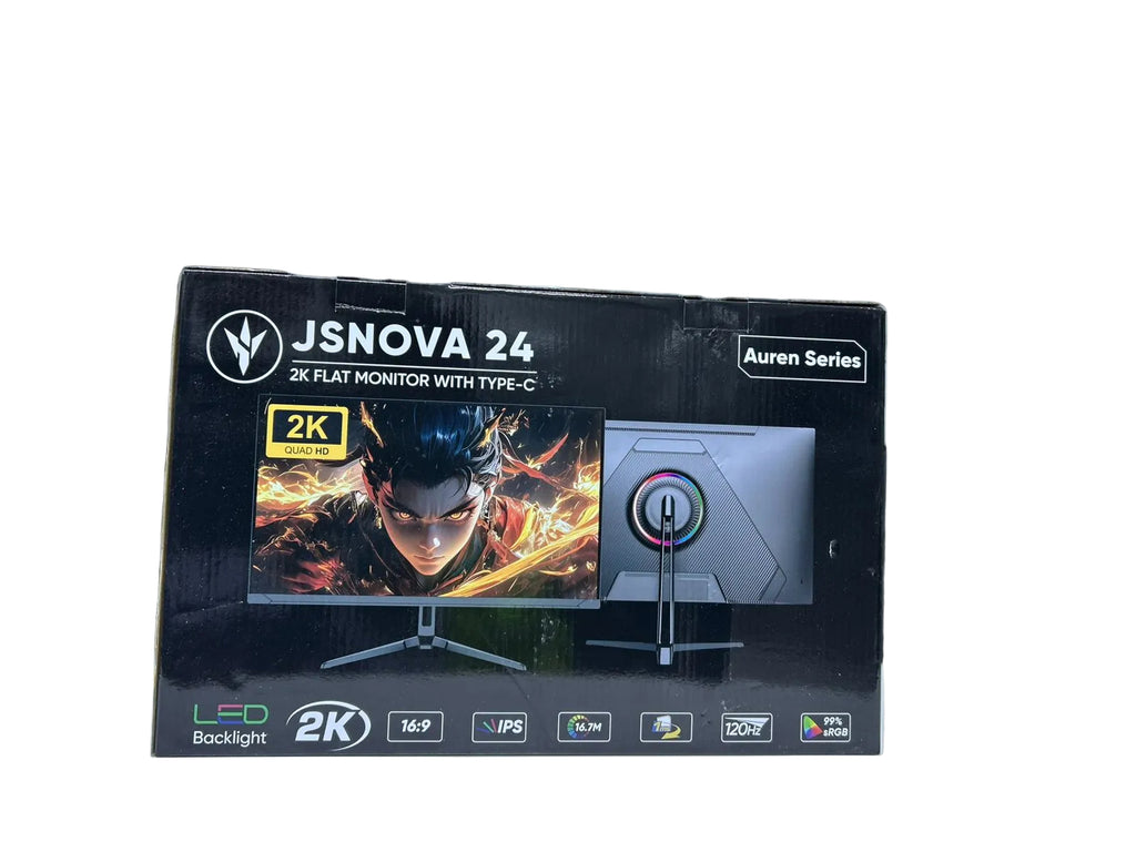 JS Nova 24" 2K IPS Flat Monitor with Type-C (Auren Series)