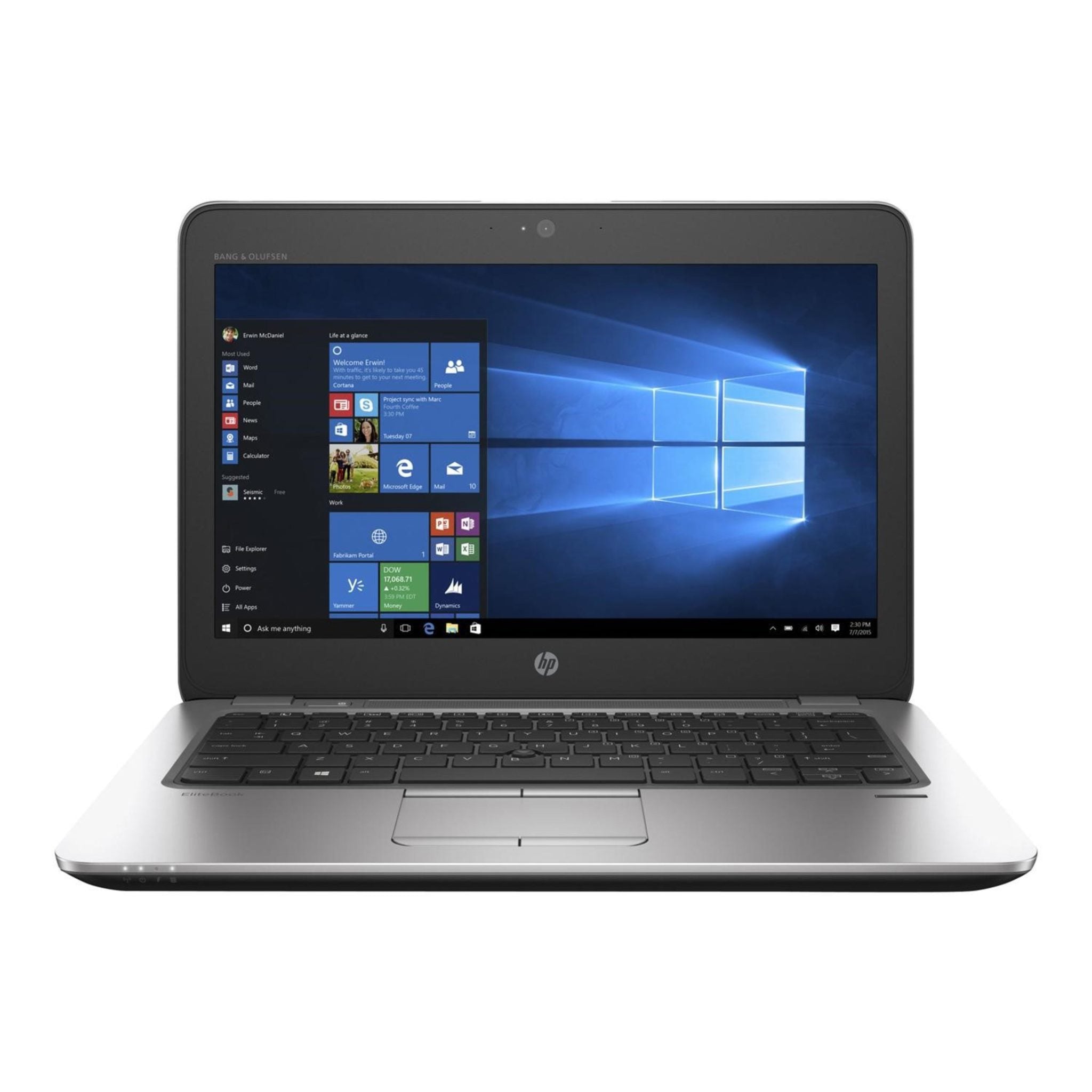 HP Elitebook 820 G4 Notebook, Windows, Intel Core i5 2.5 GHz, 8 GB RAM, 256 GB SSD, Silver