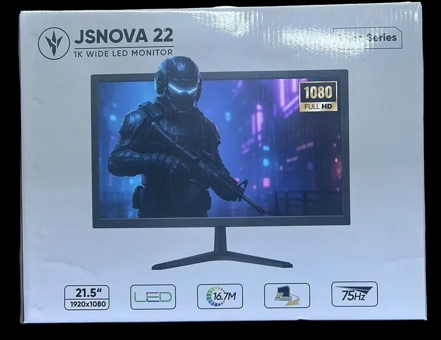 JS Nova 21.5" Full HD Edge-to-Edge Monitor (Veon Series)
